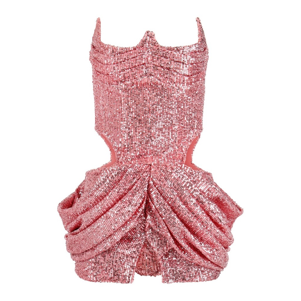 Dangerous Woman Pink Sequin Dress - Ellae Lisque